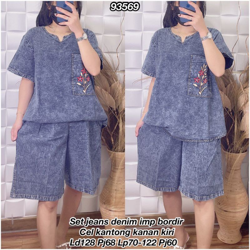 JL 93569 SETELAN JEANS