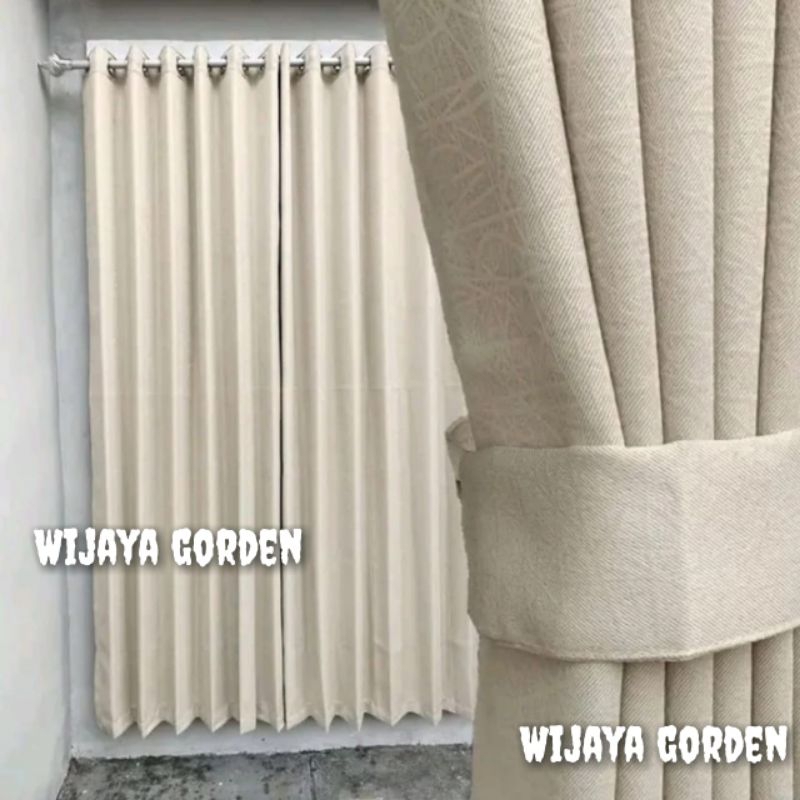 Gorden 12gelombang pembatas dan kaca ruang tumu blackout import terbaru