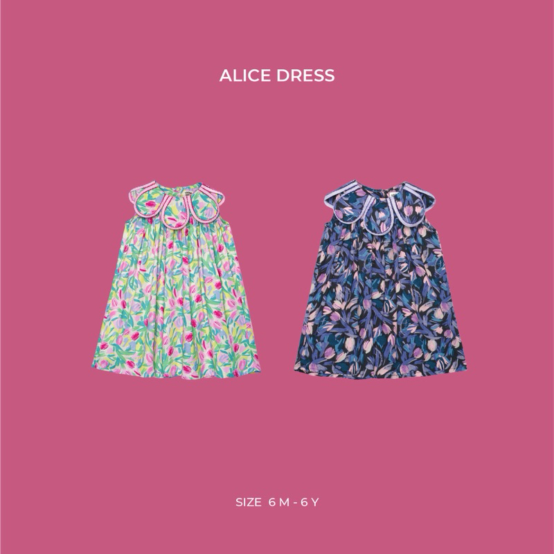 LOONA KIDS - ALICE DRESS - Dress Anak Perempuan