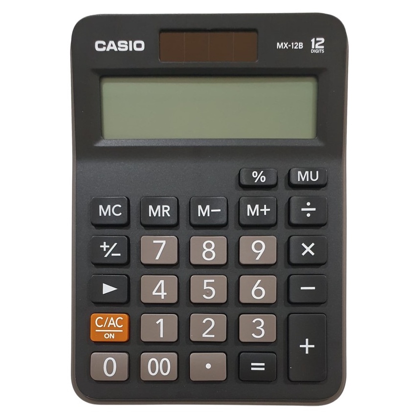 

Calculator Kalkulator Casio MX12B MX12 B BK 12 Digit ART D5E7