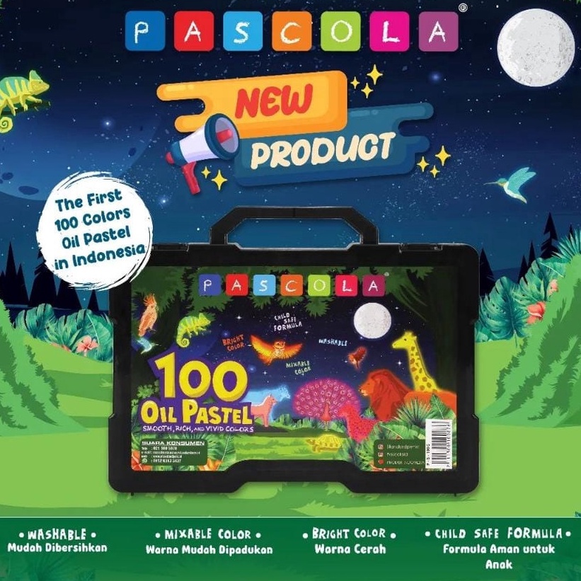 

Crayon Murah PASCOLA 1 warna ART I5H2