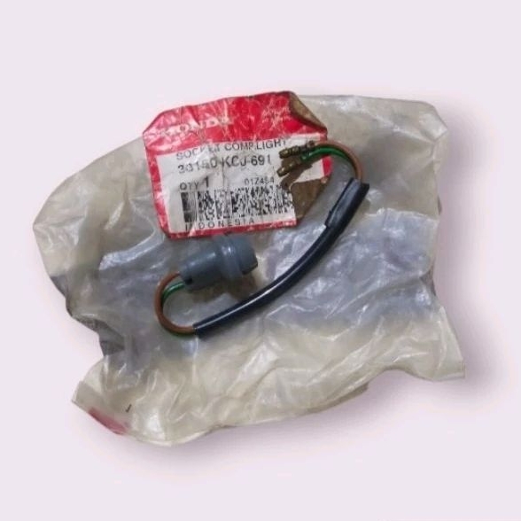 Socket Soket Fitting Fiting Piting Lampu Senja Honda Tiger 2000 Original