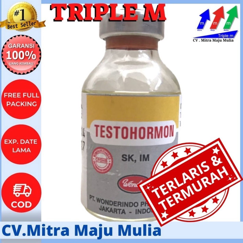 Testohormon 2 ml Wonder Mengatasi Gangguan Reproduksi Hewan ART L2B9