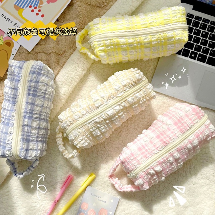 

Kotak Pensil Aesthetic Kekinian Kotak Pensil Viral Korean Style Pencil Case Skincare Pouch ART P1X1