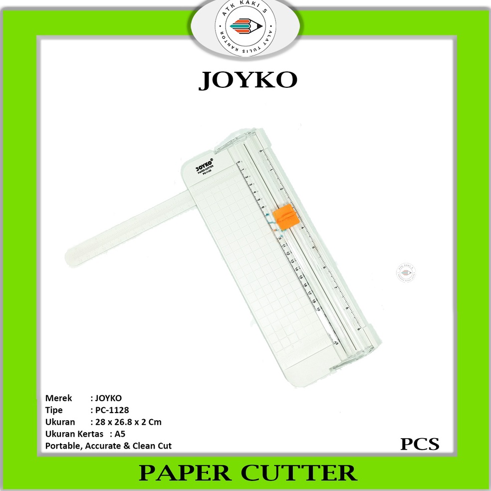 

JOYKO Paper Cutter PC 1128 Alat Pemotong Kertas Pcs ART I1B2