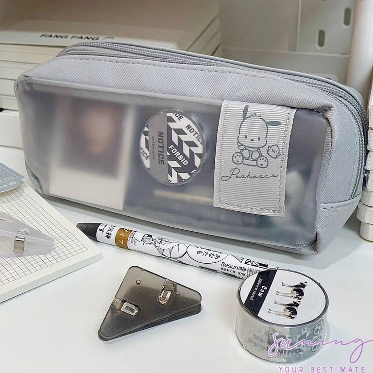 

Muji Snoopy Cute Large Capacity Pencil Casepensil pouchmake up tasKotak PensilSuning Mall ART T4J3