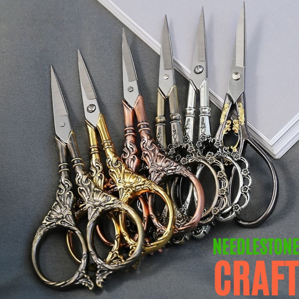 

Gunting Antik Vintage Scissor Stylish Retro classic Gunting Benang klasik Estetik Photo Properties ART A8O5