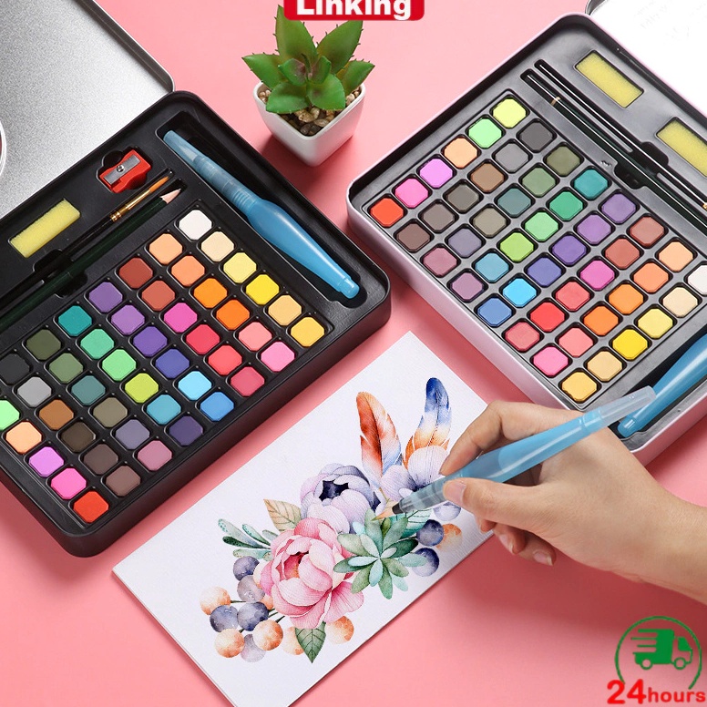 

Cat Air Watercolor Set 3648 Warna Water Color Alat Cat Air Lukis Set Termasuk Kuas Dan Kertas Gambar Spidol Warna Cat Warna Cat Poster Melukis Anak Set Cat Akrilik Cat Air ART P6V9