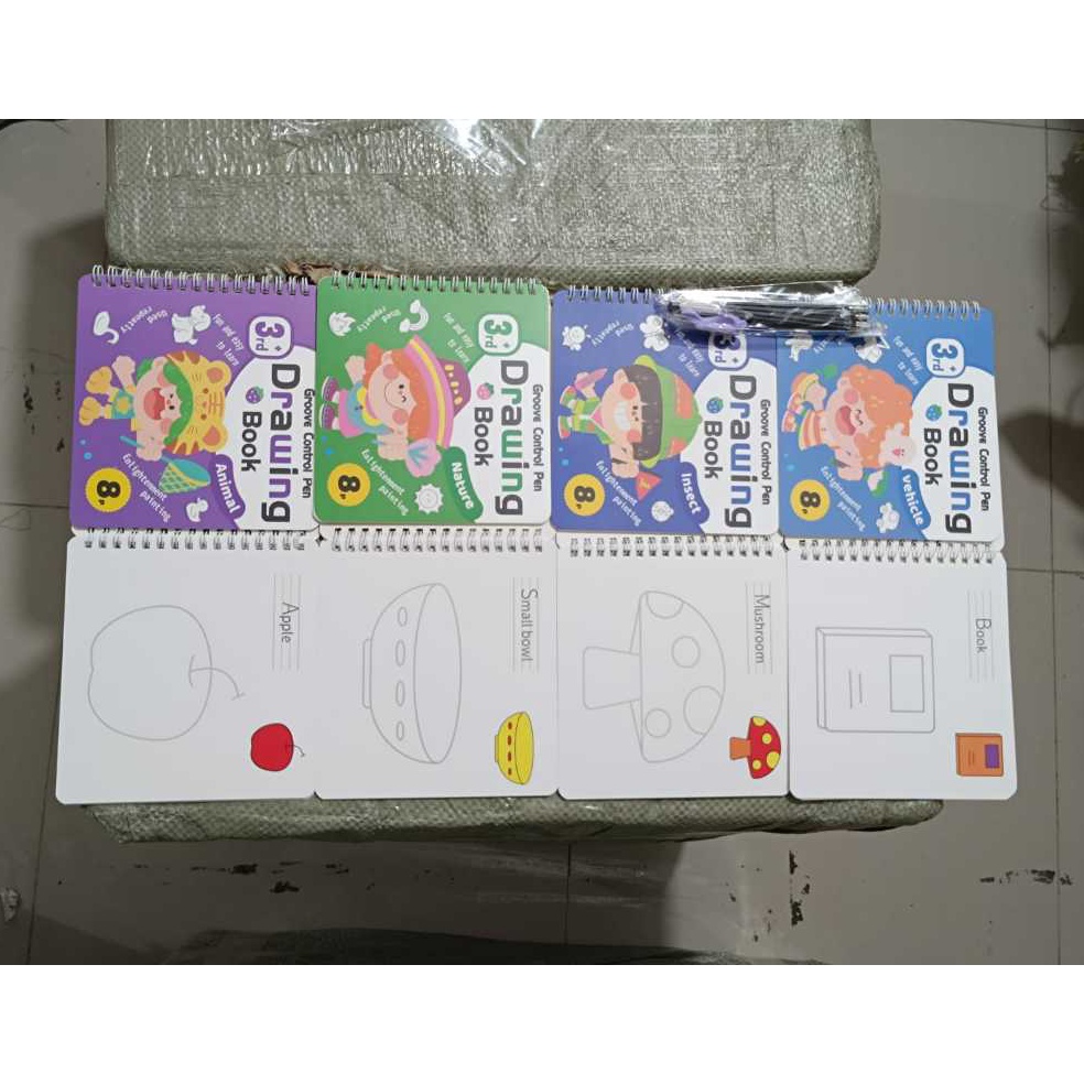 

Drawing Book Paket 4 Buku All in1 Dengan Pena ART X7G8