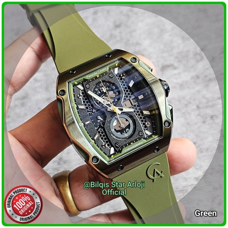 Alexandre Christie Pria Kotak Ac 6608 Mc (Model RM) Tali Karet Original