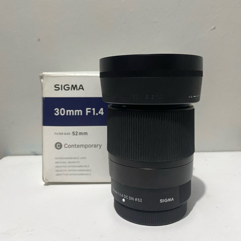Lensa Sigma 30mm F1.4 for Fujifim / Sigma 30mm F 1.4