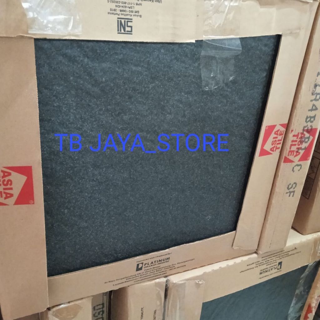 KERAMIK KASAR 40X40 MODEL BATU ASIA TILE OSCAR BLACK GREY BROWN