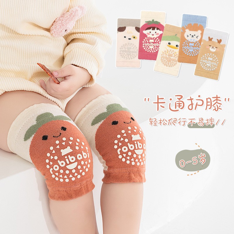 Pelindung Lutut Bayi / Knee Protector Anti Slip Kaos Kaki Deker Lutut Anak Merangkak Knee protector 