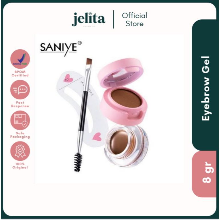 Jelita Cosmetics - SANIYE Eyebrow Powder & Gel
