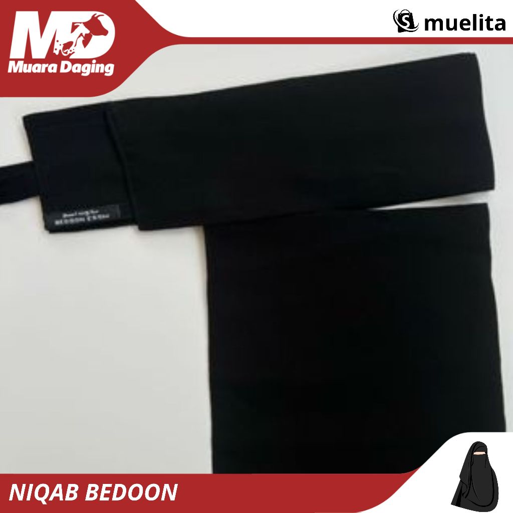 NIQAB BEDOON ESSM PONI PANJANG ORIGINAL SAUDI ARABIA