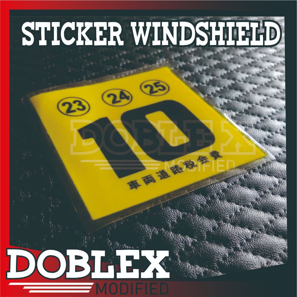 

STICKER BEST ON ROAD TAX JAPAN 10