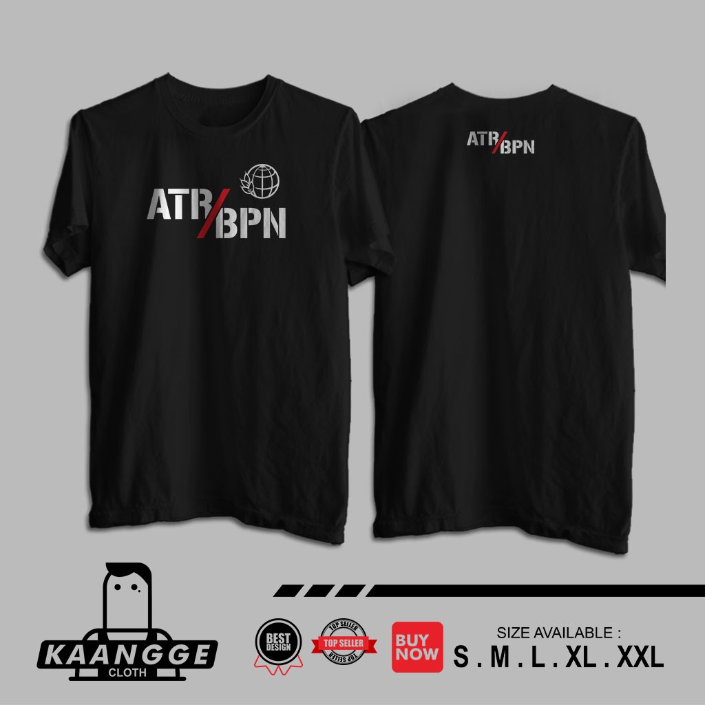 Kaos Kementerian ATR BPN Logo Baju Distro