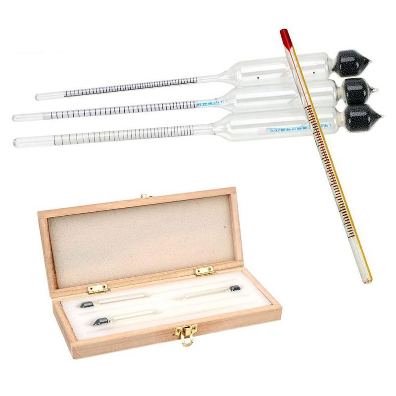 Alat Ukur Alkohol Akurat Alkohol Meter Alkohol Tester Hydrometer Alkoholmeter Pengukur Alkohol