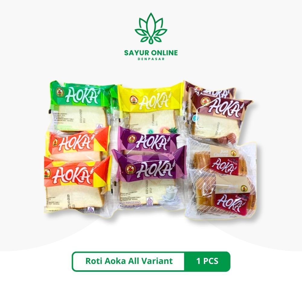 

Roti Aoka All Variant Rasa - Sayur Online Denpasar