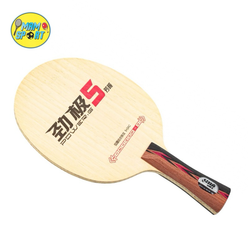 Kayu Bet Pingpong Tenis Meja DHS PG5 Power G 5 Original