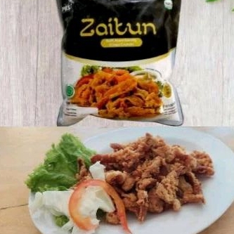 

Zaitun Kulit Ayam Crsypi kemasan 250 gram