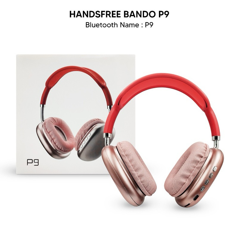 heaphone p9 / headset bluetooh bando/headphone