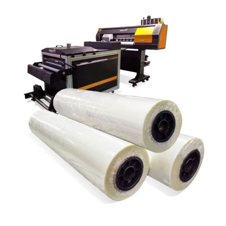 

pet film dtf 3cm 1roll glossy anti gagal premium quality ART L5C3