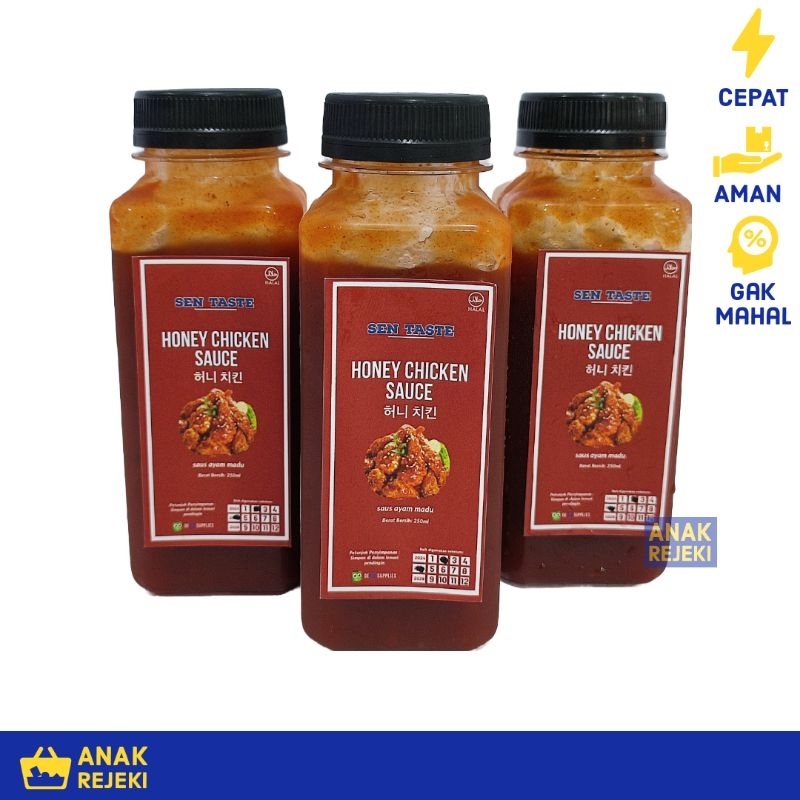 

Honey Chicken Sauce Sentaste 250ml - Saus Ayam Madu Garlic Korea Halal