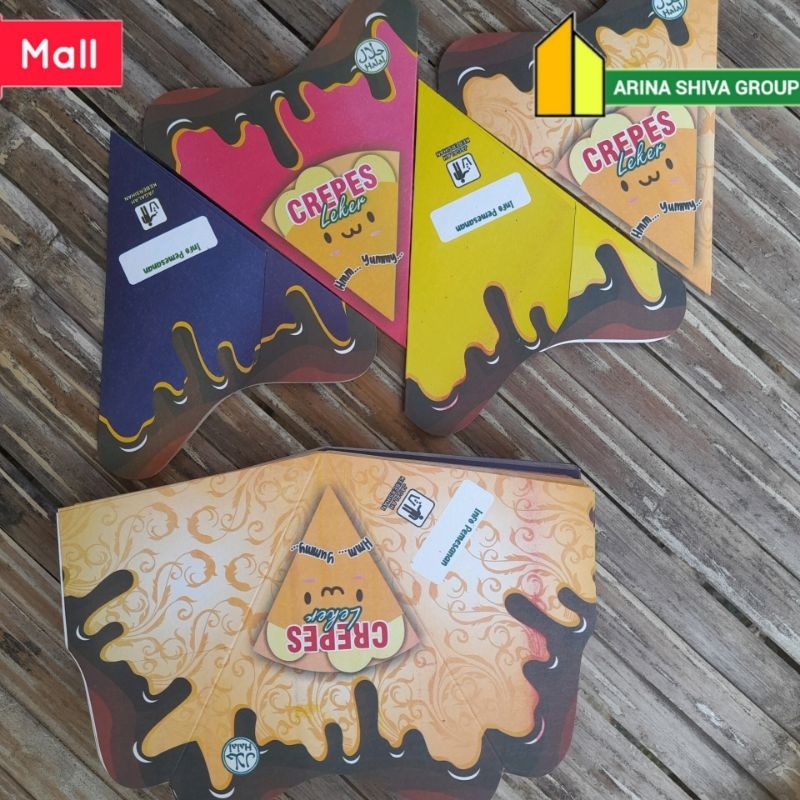 

100 LEMBAR KEMASAN CREPES JUMBO BAHAN DUPLEK PUTIH SUPER QUALITY | KERTAS KREPES CRISPY HIGH QUALITY | BOX LEKKER WAFFLE CROFFLE MURAH PRODUK TERBARU | TOKO KEMASAN ONLINE | TOKO ANEKA KEMASAN OFFICIAL | ARINA SHIVA GROUP | SHIVACORP 2087