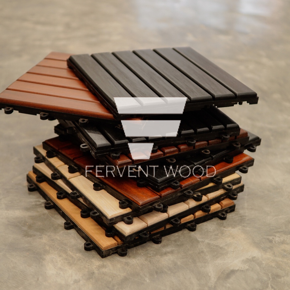 Subsidi Lantai Kayu Flooring Decking Tile Ubin Parket Parquet Portable Indoor Outdoor Export Qwality