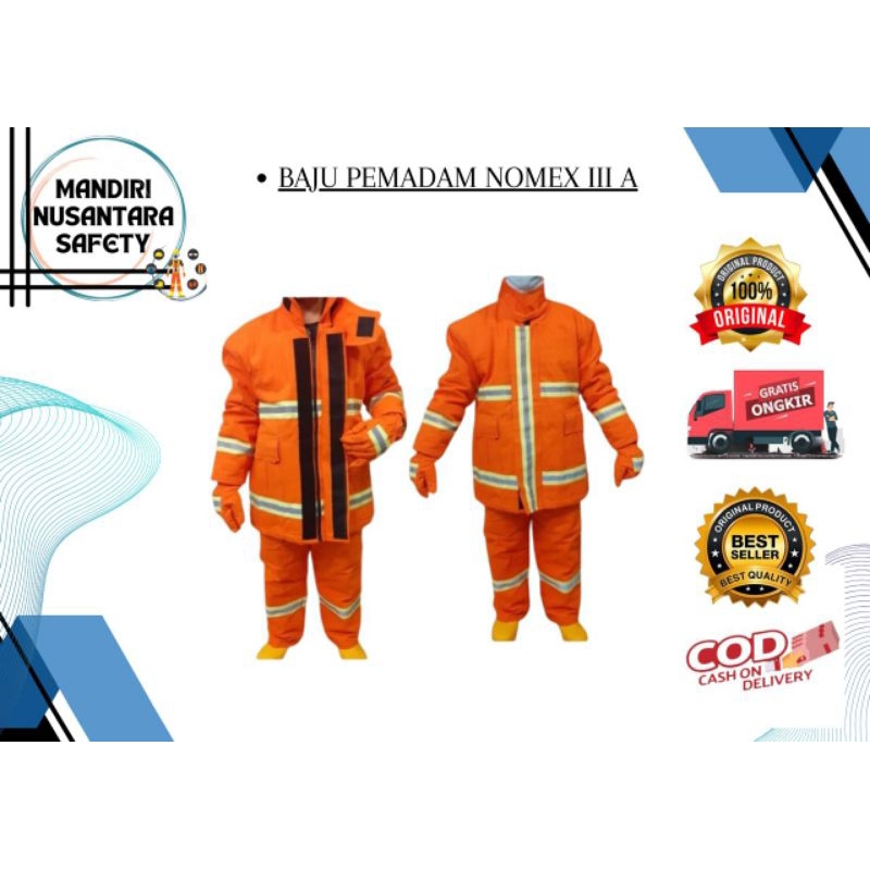 BAJU PEMADAM KEBAKARAN MERK NOMEX III A /Baju Tahan Api NOMEX III A