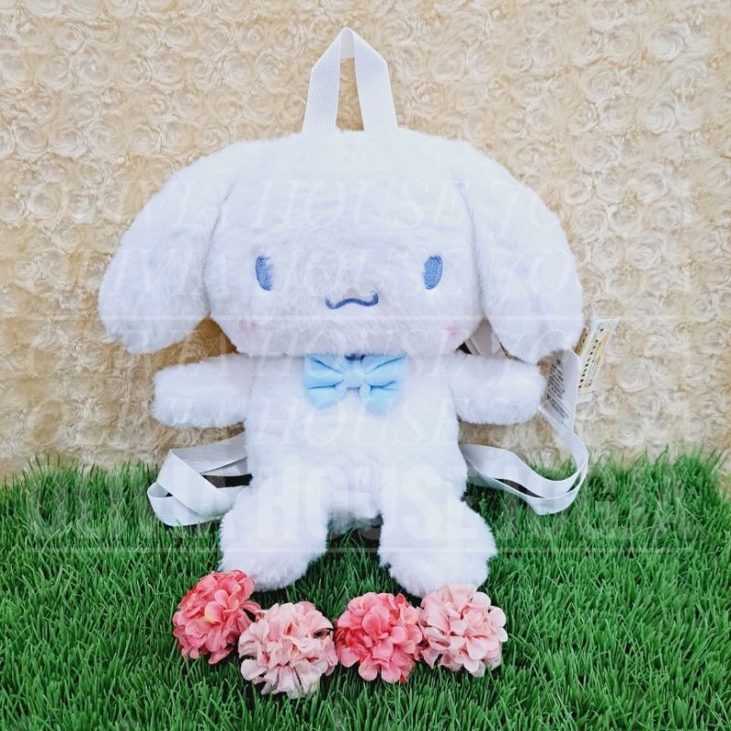 Tas Ransel Boneka Fullbody Cinnamoroll Tas Punggung Fullbody Cinnamoroll Putih Tas Anak Dewasa Cinna
