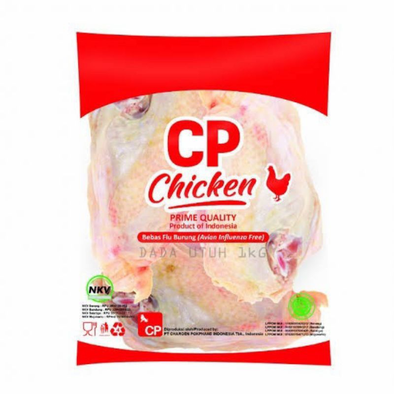 

CP chicken frozen dada utuh kemasan 500gr