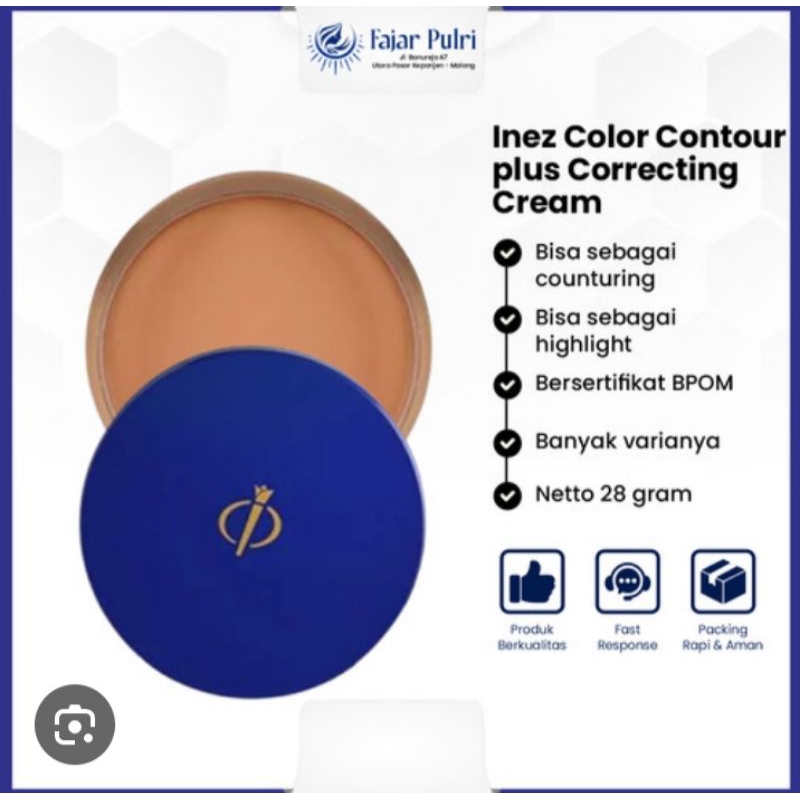 Foundation correcting cream Inez cosmetic