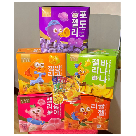 

[Halal] Tyl Gummy Candy Aneka Rasa / Permen Jelly Kupas Isi 20 Bks x 20g