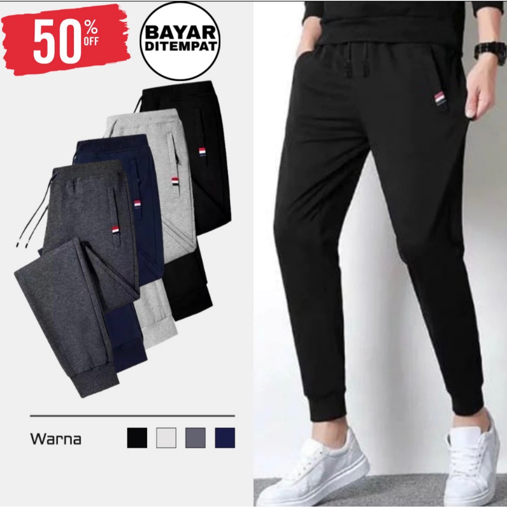 FZRCK Official Celana Jogger Panjang Dewasa Pria Wanita Style Korea Terbaru Remaja Kekinian Jogger P