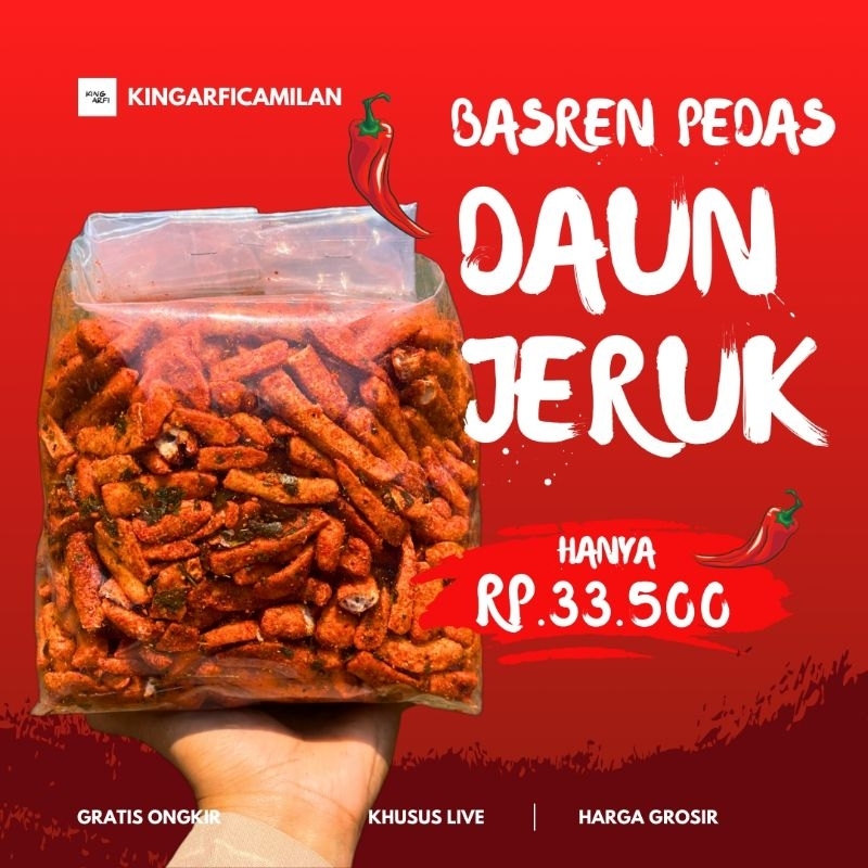 

1KG BASRENG PEDAS DAUN JERUK GRADE A