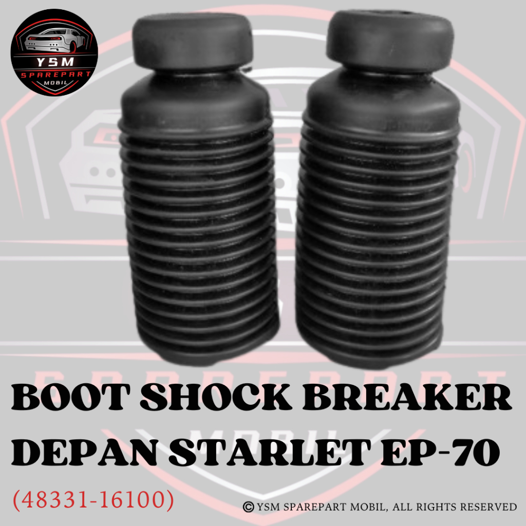 Karet Stopper Shock Shock Breaker DEPAN STARLET GREAT TWINCAM Boot Shock DEPAN STARLET EP70 - 71 SOL