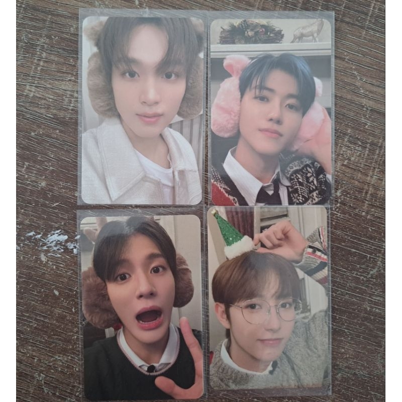 WTS NCT DREAM PINK CHRISTMAS (jeno, haechan, renjun, jaemin) | t. mangap headphone kacamata earmuff