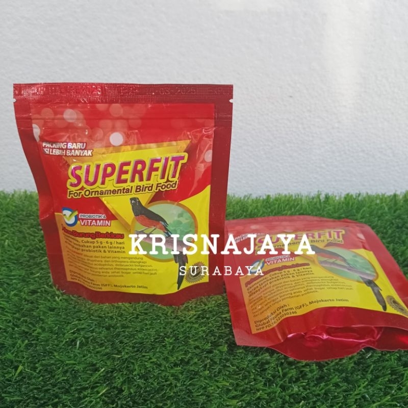 SUPERFIT RED VOER BURUNG MURAI UNTUK LOMBA, TERNAK/BREEDING SUPER FIT MERAH