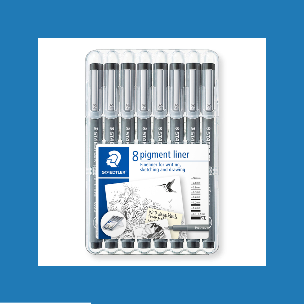 

STAEDTLER FINELINER PIGMEN ISI 8 BLACK