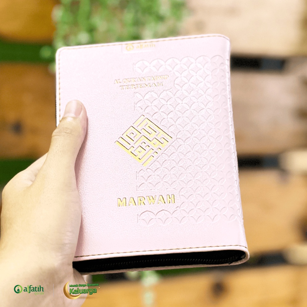 al quran terjemah tajwid warna quran resleting kecil Rasm Utsmani waqof ibtida Marwah Jaket A6 ART K