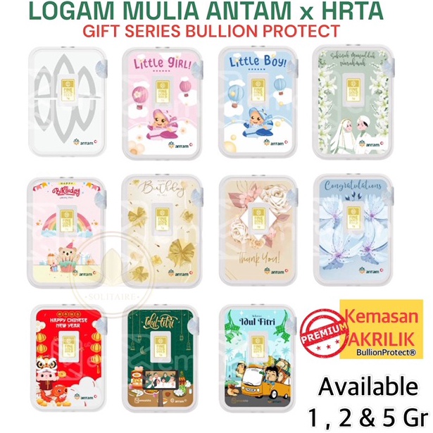 ART Y73F Logam Mulia ANTAM x HARTADINATA Emas KITA Bullion protect Kemasan Akrilik Terbaru Premium  