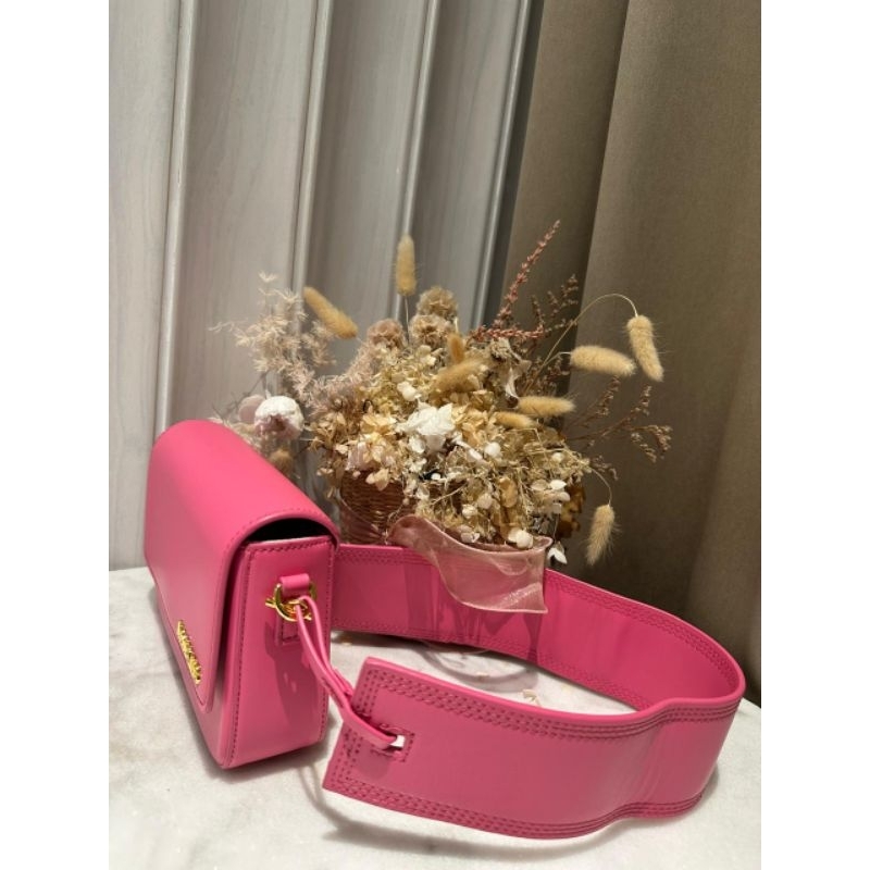 Tas Selempang Jacquemus Wanita Warna Pink