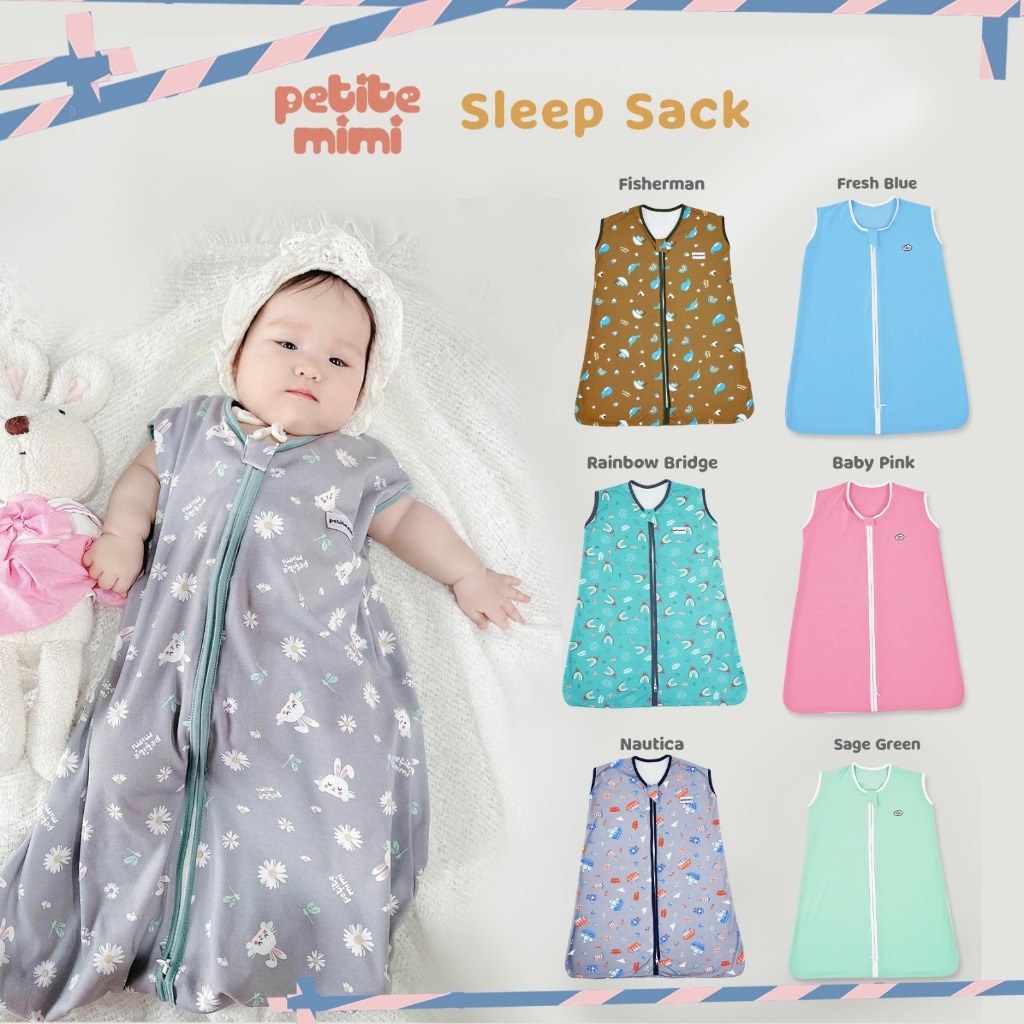 Petite Mimi Sleep Sack / Selimut kantong Tidur Bayi - Sleep Sack Bayi Nyaman Bebas Gerak
