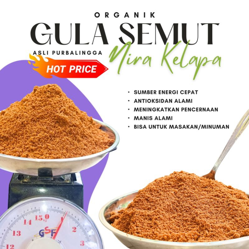 

Gula Semut Nira Kelapa Alami Tanpa Pengawet/Pemanis Buatan. Asli Purbalingga