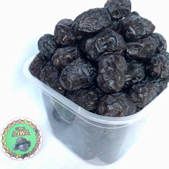 

READY STOK Kurma ajwa grade A 1kg toples kurma ajwa 1kg kurma nabi 1kg kurma ajwa murah