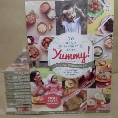 Buku Yummy 76 Menu Favorit Anak Devina Hermawan ART G9E6