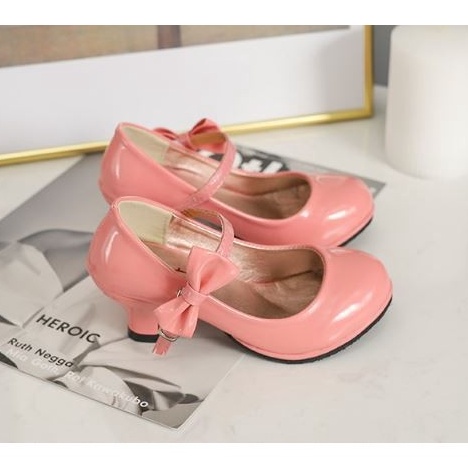 high heels anak perempuan  sepatu heels anak pesta  sepatu jinjit anak  sepatu anak perempuan  sepat