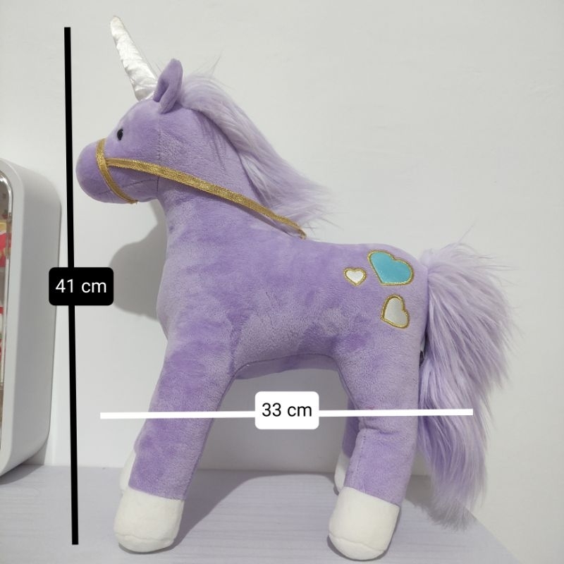 boneka unicorn ungu / boneka unicorn gund